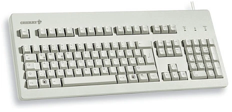 Klaviatūra CHERRY G80-3000 MX rudi jungikliai, EU-išdėstymas, grau