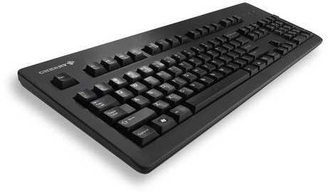 Klaviatūra CHERRY G80-3000 MX rudi jungikliai, EU-išdėstymas, juodas