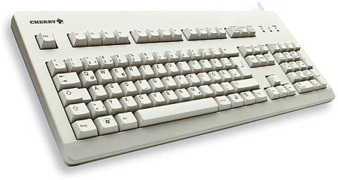 Klaviatūra CHERRY G80-3000 MX rudi jungikliai, EU-išdėstymas, grau