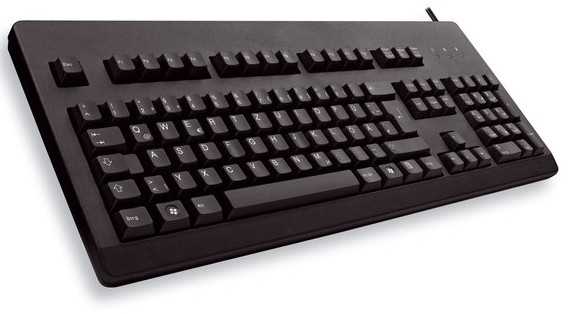 Klaviatūra CHERRY G80-3000 MX rudi jungikliai, EU-išdėstymas, juodas