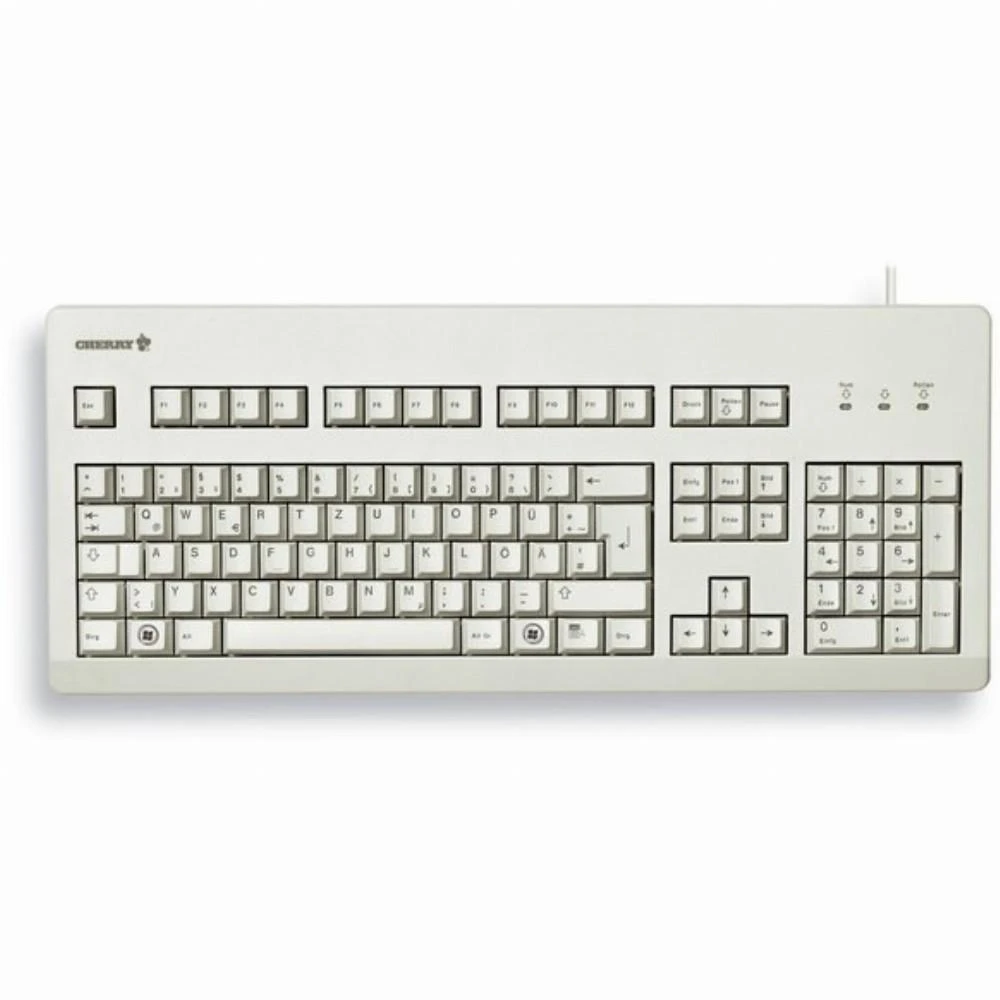 CHERRY G80-3000 klaviatūra USB QWERTZ Vokiečių Pilka
