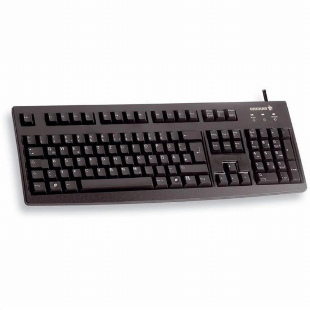 CHERRY G83-6104 klaviatūra USB QWERTY Anglų (JAV) Juoda