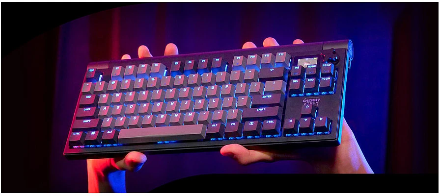 Klaviatūra Cherry XTRFY MX 8.3 TKL Wireless MX2A Raudona (G80-3883HJAFR-22)