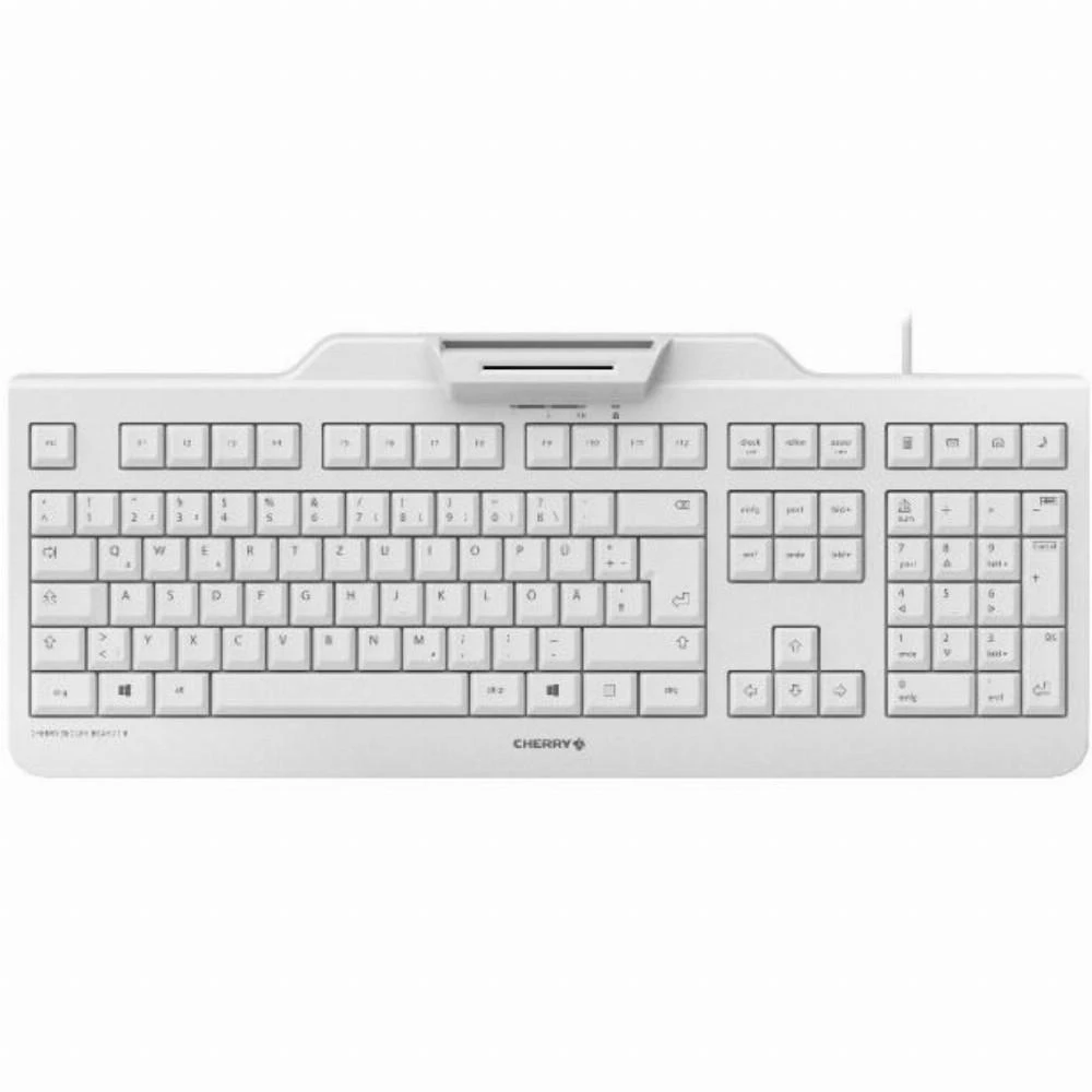 Klaviatūra „Cherry Secure Board 1.0“ USB mechaninis jungiklis, pilkas