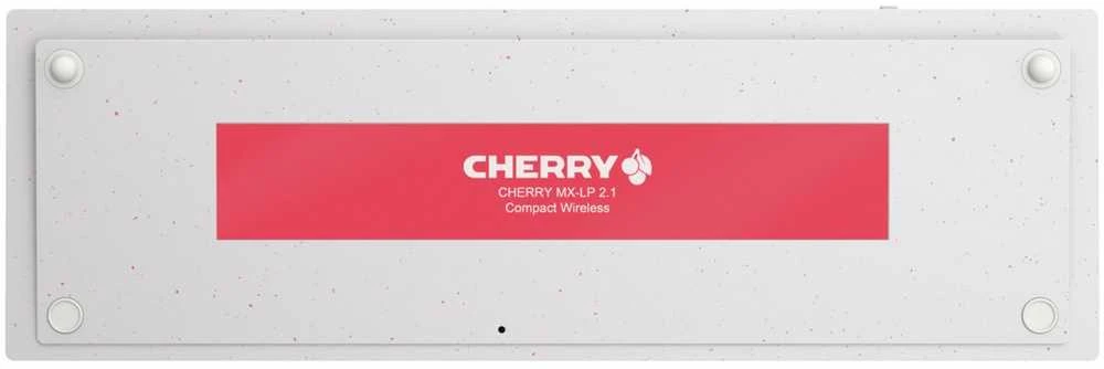 CHR CHERRY MX-LP 2.1 Compact Belaidė klaviatūra Žaidimams RD belaidis ryšys + „Bluetooth“ QWERTZ Vokiečių Balta