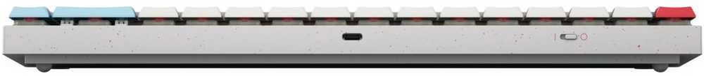 CHR CHERRY MX-LP 2.1 Compact Belaidė klaviatūra Žaidimams RD belaidis ryšys + „Bluetooth“ QWERTZ Vokiečių Balta