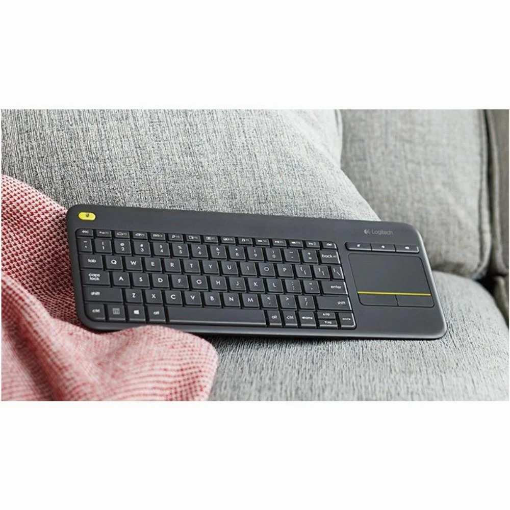 Belaidė klaviatūra Logitech K400 Plus, juoda