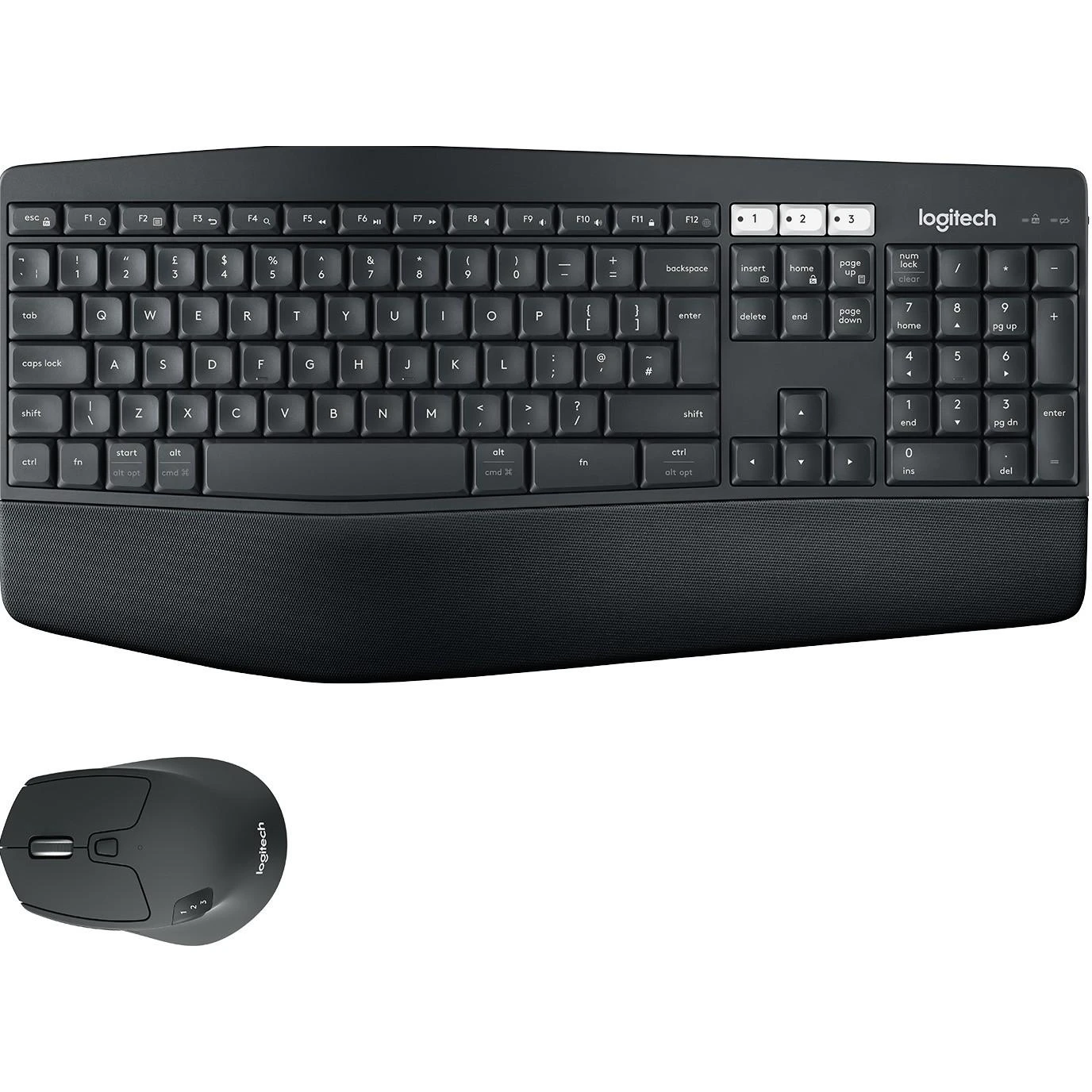 Belaidė klaviatūra ir pele Logitech MK850 Performance, Išdėstymas: Vokiečių (Qwerty): 920-008221
