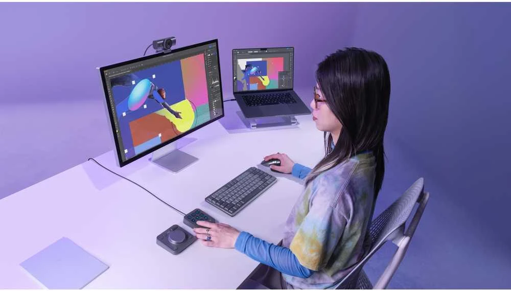 „Logitech MX Creative“ konsolė, grafito spalvos