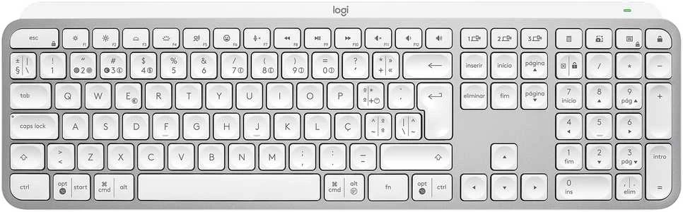 Klaviatūra Logitech MX KEYS S - PALE Pilkas PTG - BT - - N/A - MEDITER-412
