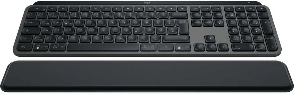 Belaidė klaviatūra Logitech MX Keys S, su atrama delnams, Išdėstymas: Vokiečių (Qwertz)