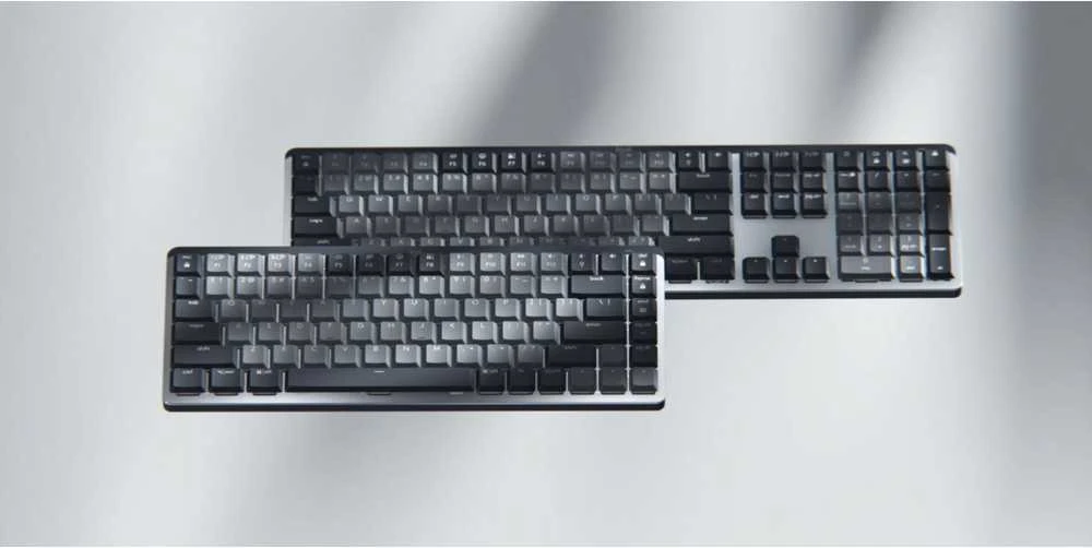 Belaidė klaviatūra Logitech MX MECHANICAL, išdėstymas: Šveicarų (Qwertz),"Tactile Quiet", pilkos spalvos