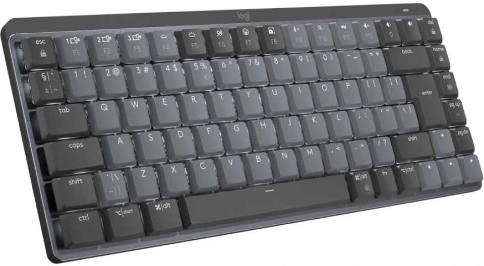 Klaviatūra Logitech MX Mechaninė klaviatūra Mini (klikające) belaidė 75% su pašvietimu grafito