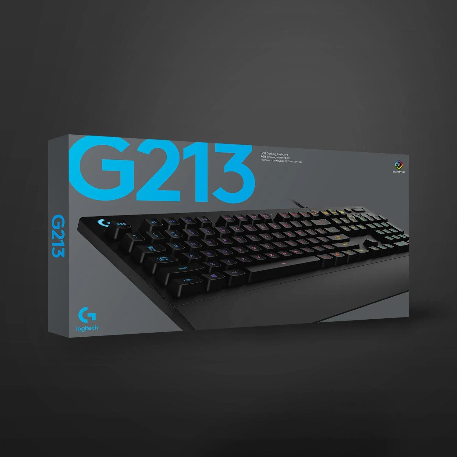 Žaidimų Klaviatūra Logitech G213 Prodigy RGB, DE išdėstymas