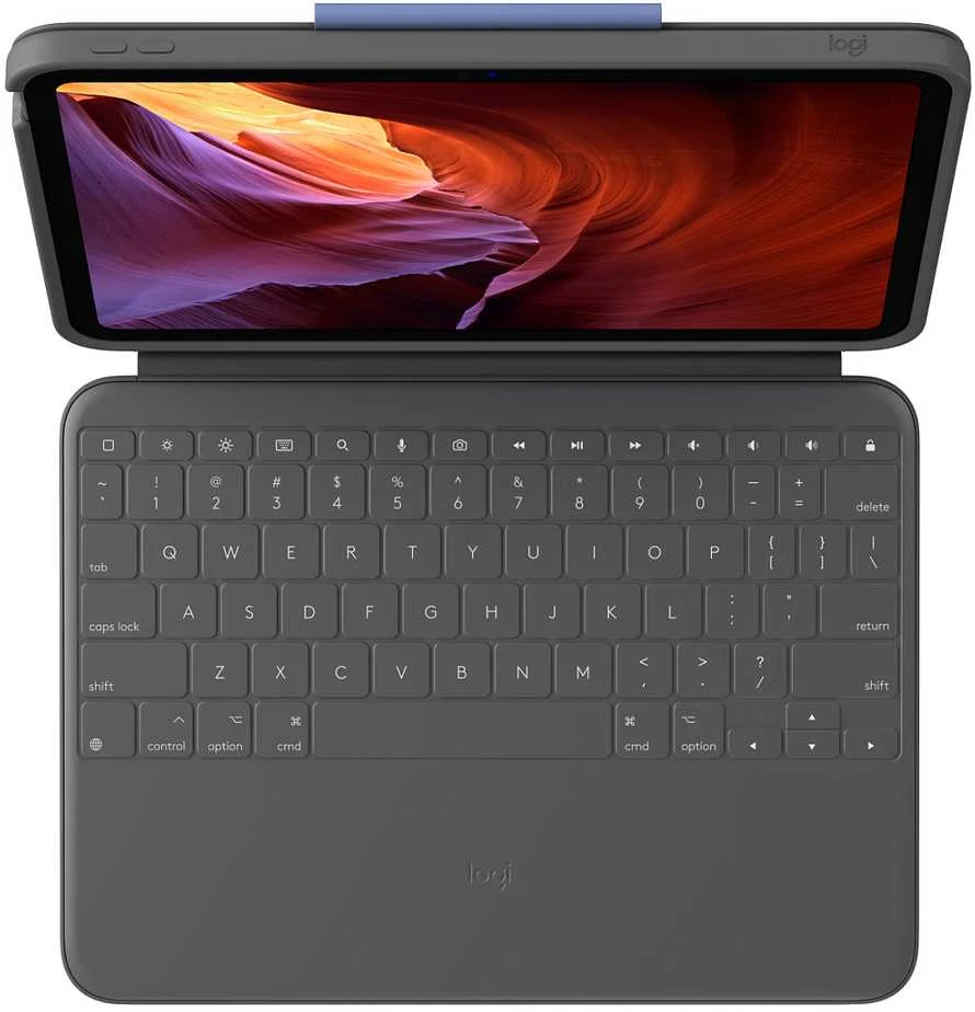 „Logitech“ planšetinis kompiuteris „Logitech Rugged Folio Graphite Smart Connector QWERTZ Swiss“