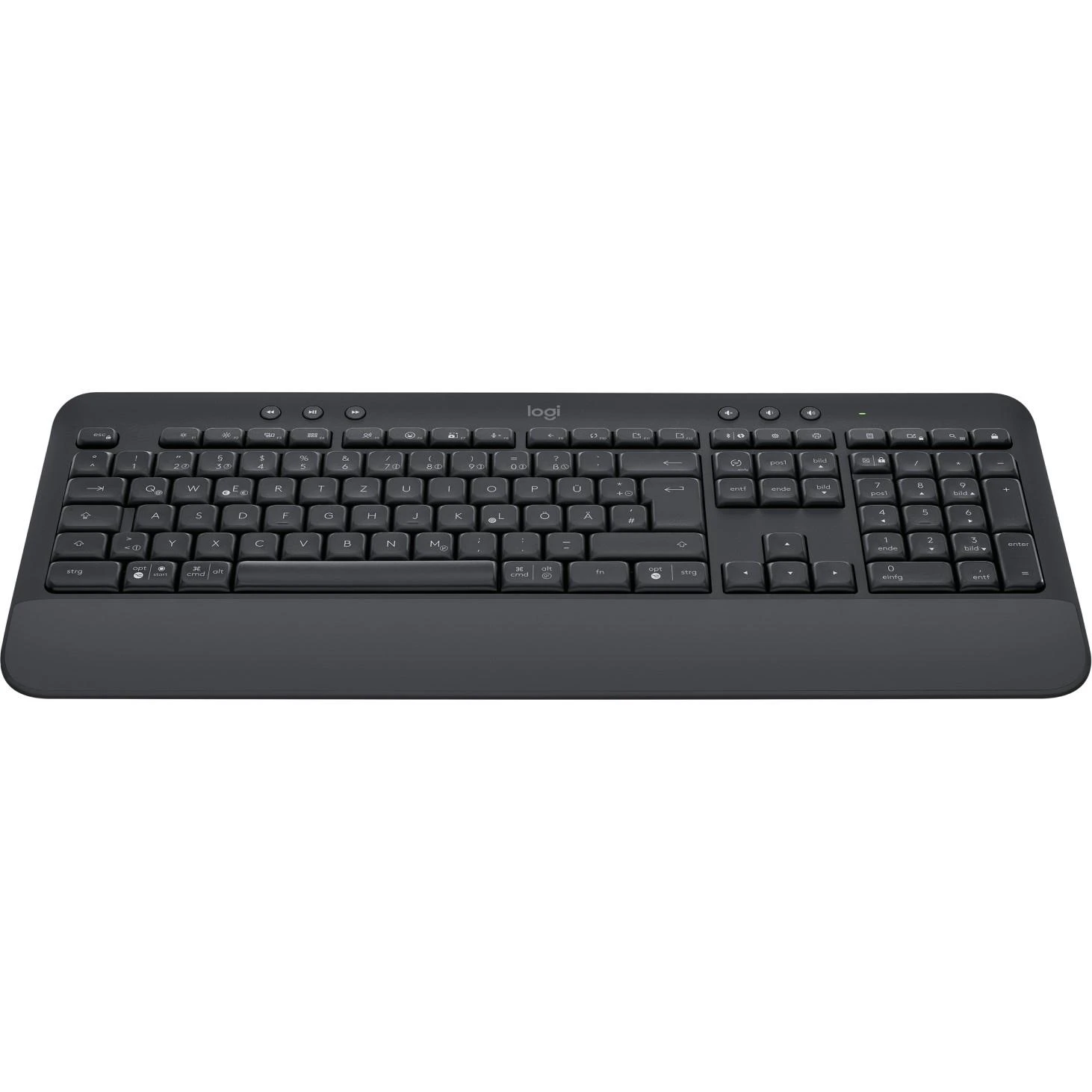 Klaviatūra Logitech Signature K650, Grafito spalvos, Vokiečių kalba (Qwertz)