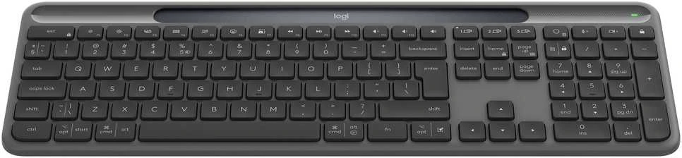Belaidė klaviatūra Logitech Signature Slim Solar+ K980s, grafito spalvos, 920-013764