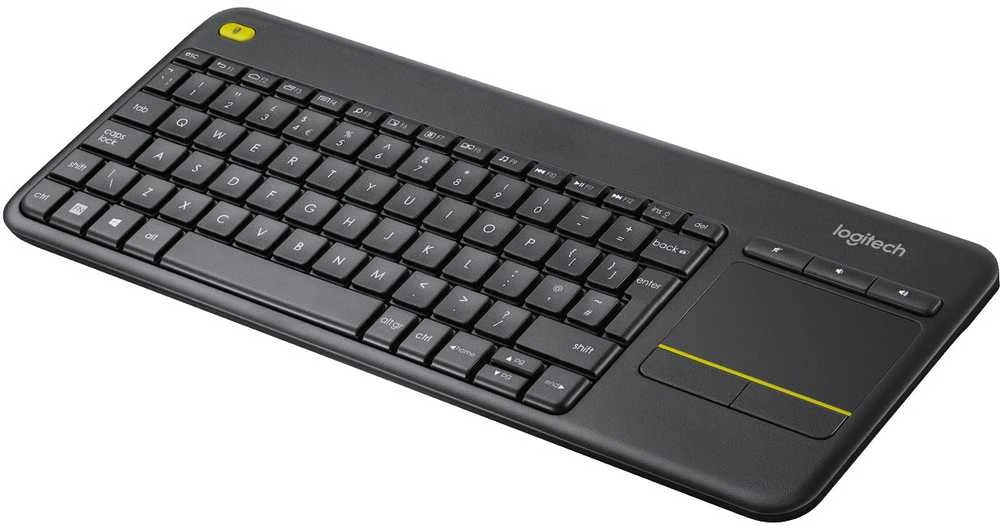 Klaviatūra Logitech WIRELESS TOUCH KEYBRD K400 PLUS - Juodas