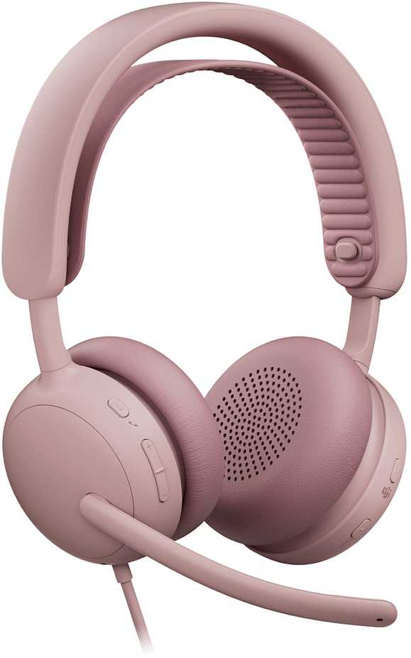 Logitech Zone su laidu 2 skirta Business, su laidu, 20 - 20000 Hz, Calls/Music, 223.5 g, Ausinės, Rose