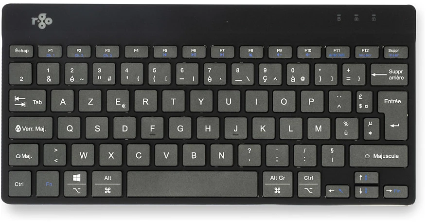 R-GO COMPACT BREAK ERGONOMIŠKA - Klaviatūra AZERTY (FR) BLUETOOTH B