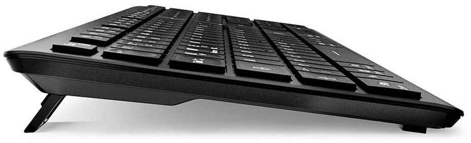 Klaviatūra Sharkoon OfficePal K30W DE išdėstymas Rubberdome juodas