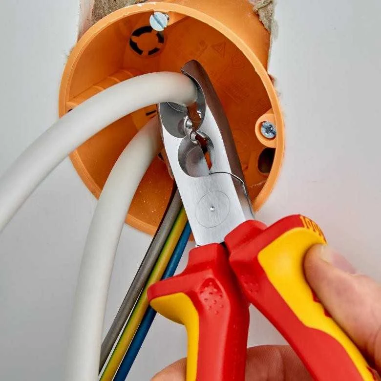 Kabelių nužievinimo replės D8-13mm + 1,5/2,5mm3 VDE, Knipex
