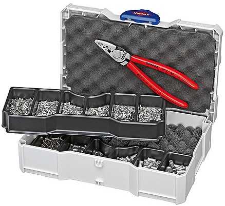 Knipex KNIPEX Įspaudimo įvorių rinkinys laidų įvorėms
