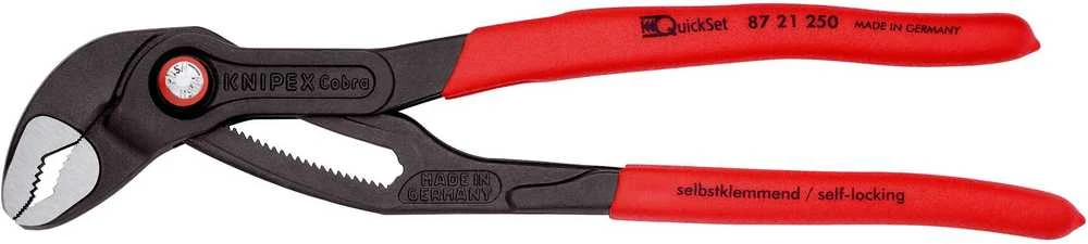 Replės COBRA QuickSet 250mm D50mm, Knipex