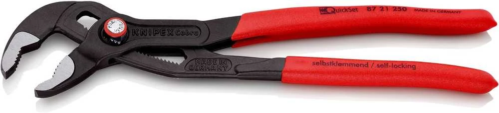 Replės COBRA QuickSet 250mm D50mm, Knipex