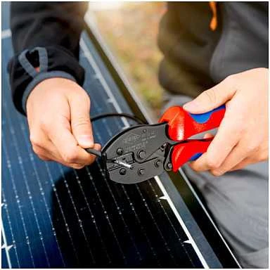 Antgalių užspaudimo replės KNIPEX PreciForce® 975242