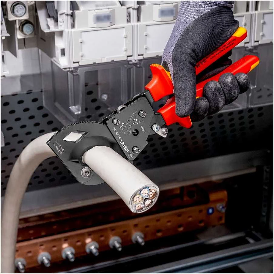 Terkšlinės kabelio žirklės 250mm KNIPEX 9536