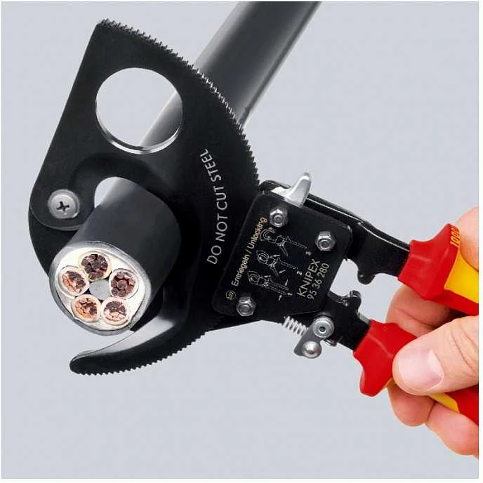 Terkšlinės kabelio žirklės 250mm KNIPEX 9536
