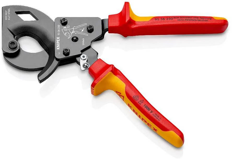Terkšlinės kabelio žirklės 250mm KNIPEX 9536