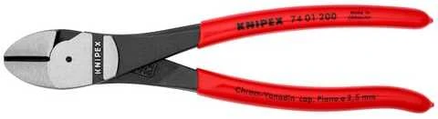Knipex KNIPEX Kraft-Seitenschneider 200 mm. Kunststoff berzogen