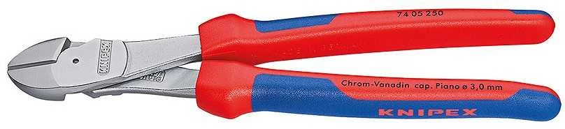 Didelės svertinės jėgos šoninio kirpimo replės KNIPEX 250mm