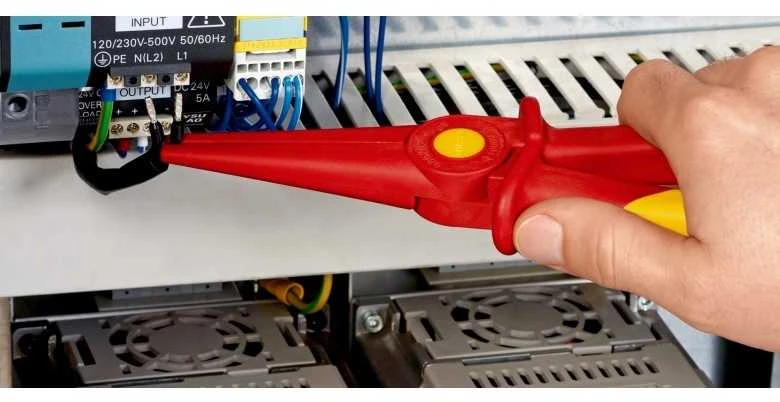 Izoliuotos replės, plastikas 220mm, Knipex