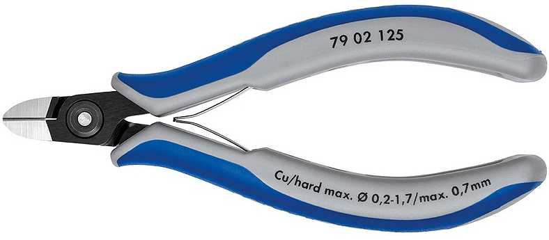 KNIPEX tikslios elektroninės įstrižainės pjaustytuvas