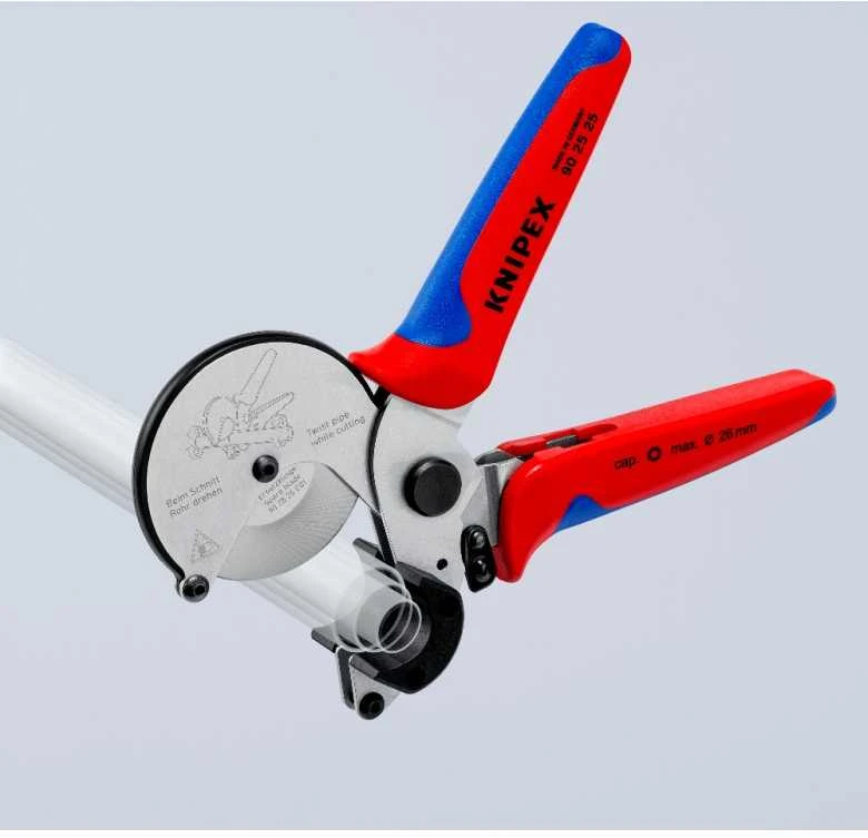 Plastikinių vamzdžių kirpimo replės KNIPEX 9025