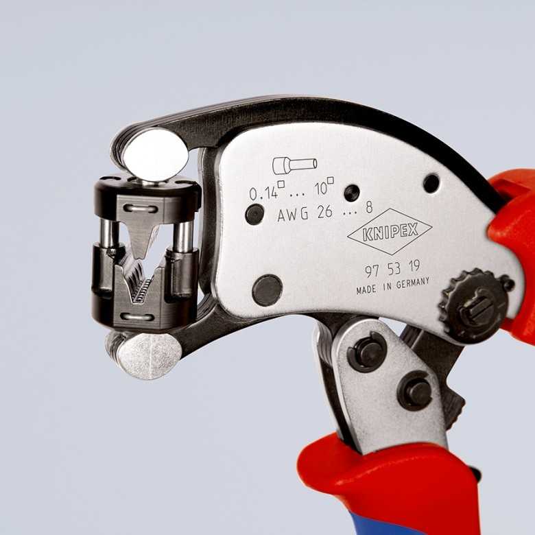 KNIPEX Twistor T Savaime besireguliuojančios užspaudimo replės antgaliams