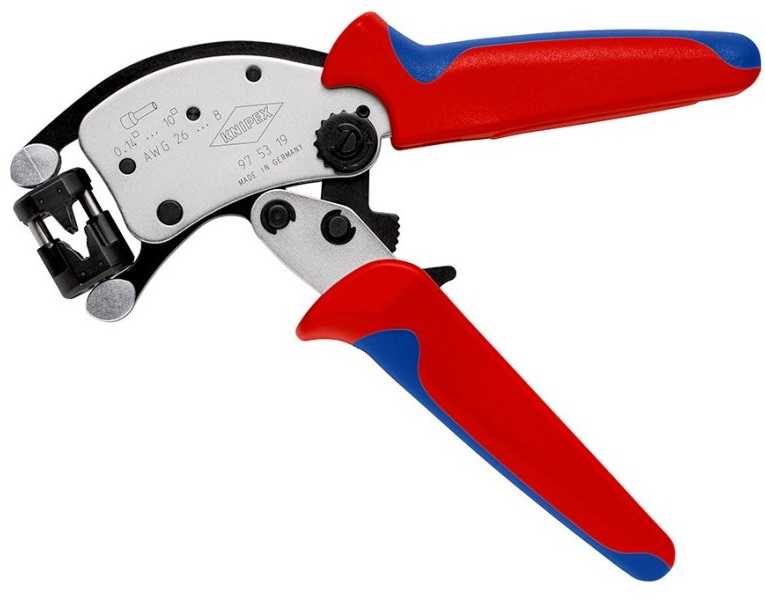KNIPEX Twistor T Savaime besireguliuojančios užspaudimo replės antgaliams
