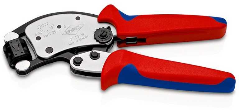 KNIPEX Twistor T Savaime besireguliuojančios užspaudimo replės antgaliams