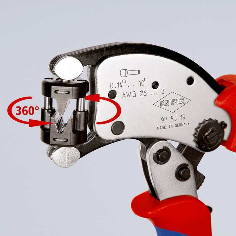 KNIPEX Twistor T Savaime besireguliuojančios užspaudimo replės antgaliams