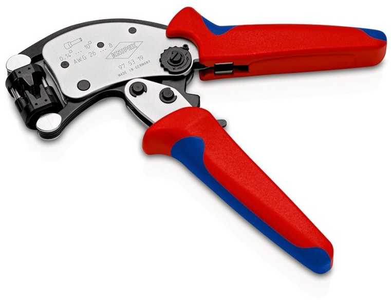 KNIPEX Twistor T Savaime besireguliuojančios užspaudimo replės antgaliams