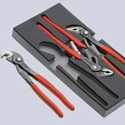 KNIPEX replių rinkinys Basic Chrom