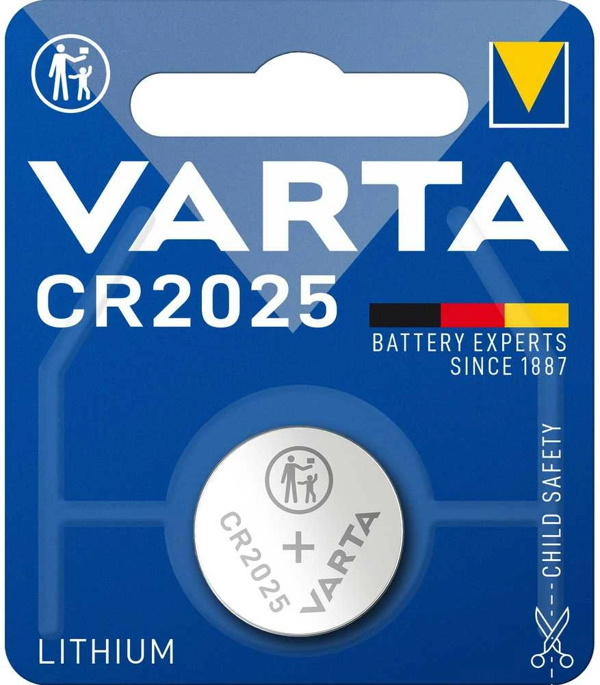Varta Electronics CR2025 3V 165mAh elementas 6025, 1 vnt.