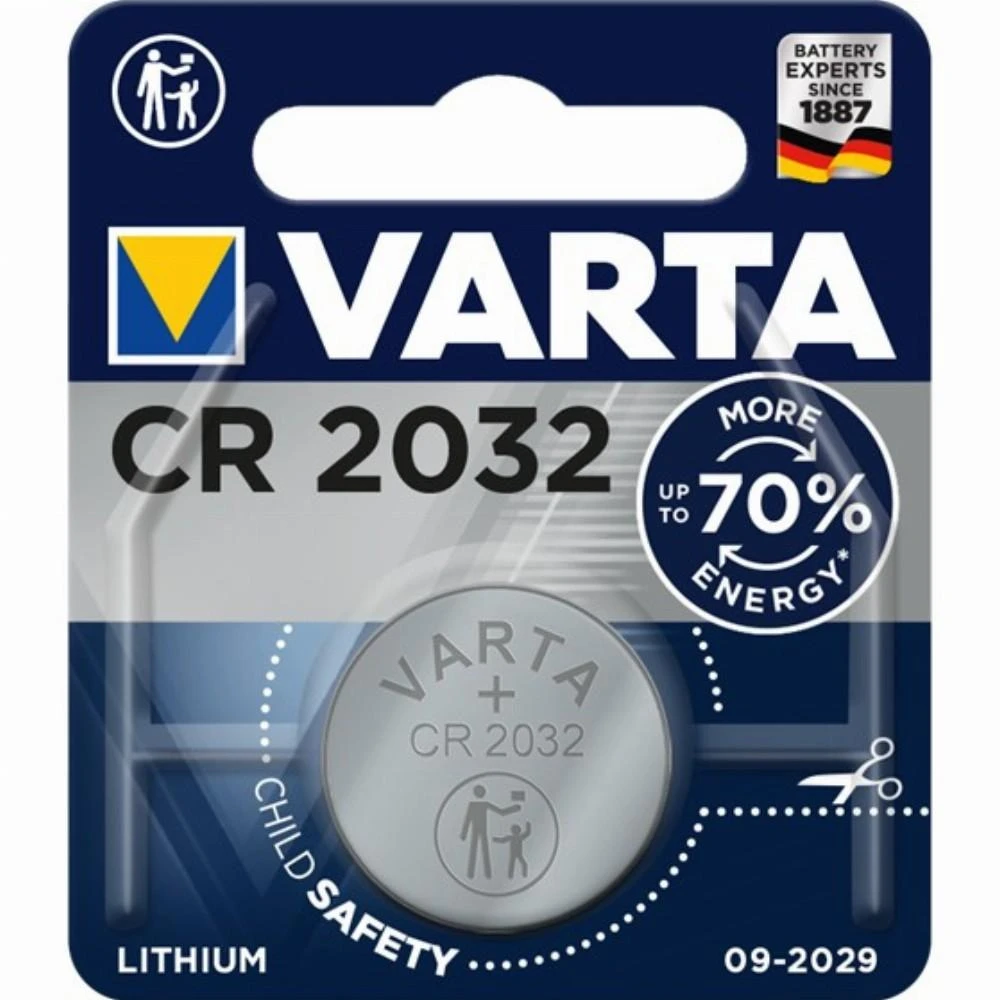 Varta Electronics CR2032 3V 230mAh elementas 6032, 1 vnt.