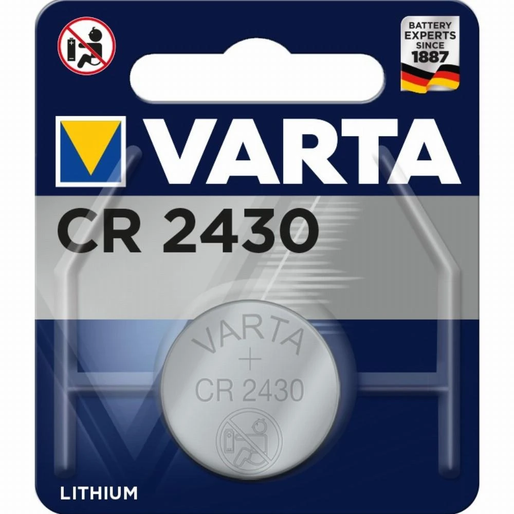 Varta Electronics CR2430 3V 290mAh elementas 6430, 1 vnt.