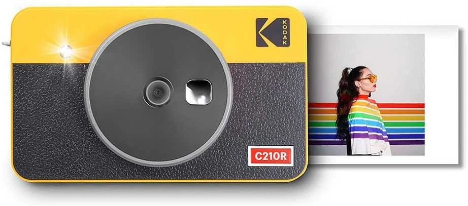 „Kodak Mini Shot Combo 2“ retro stiliaus 53,4 x 86,5 mm CMOS Geltona