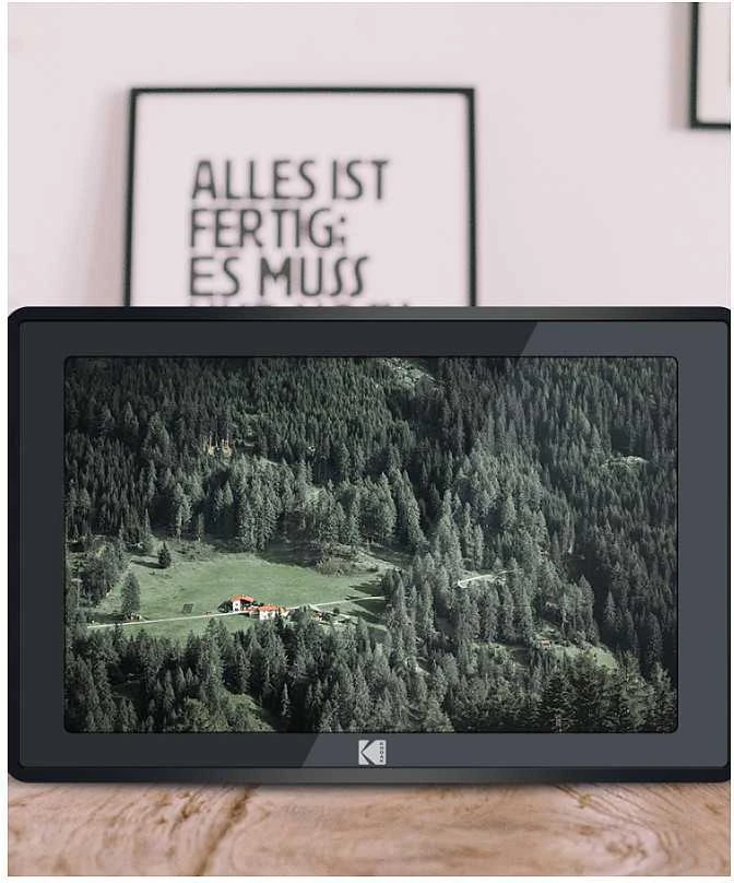 Nuotraukų rėmelis Kodak LED HD 10" WiFi 16GB RCF-106H Juodas