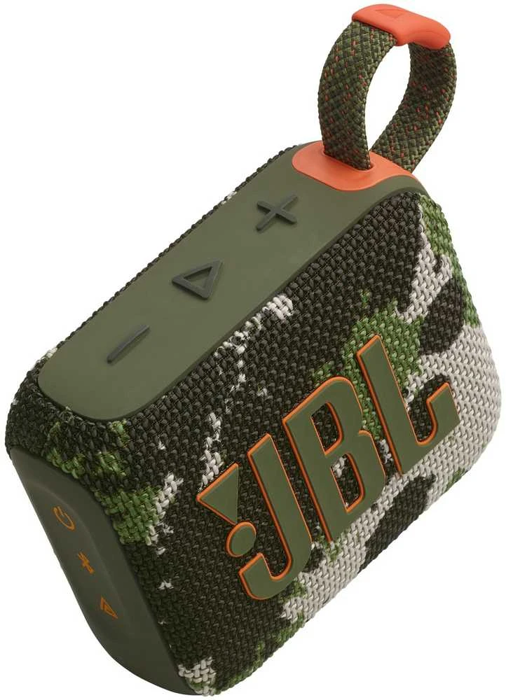 Nešiojama kolonėlė JBL Go 4,  Žalios spalvos su kamufliažo raštais
